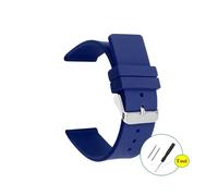BBPLWEEA YingYou Silicone Watch Strap 12mm 14mm 16mm 18mm 20mm 22mm 24mm Men Women Replace Bracelet Soft Rubber(Blue,12mm,Black buckle)
