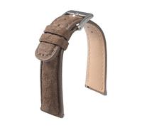 BBPLWEEA YingYou Soft Suede Leather Straps 18mm 20mm 22mm Vintage Watchband Quick Release Calfskin Bracelet Men Women Accessories(Coffee,22mm)