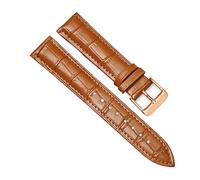 BBPLWEEA YingYou Universal Replacement Leather Watch Strap Leather Watchband For Men Women 12mm 14mm 16mm 18mm 20mm 22mm 24mm Watch Band(Light brown-RG,18mm)