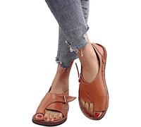 BBPM Bunion Sandals-Orthopedic Bunion Corrector Sandals Wide Width Arch Support Sandals Indoor Outdoor Soft Slides,Brown,EU42/US10