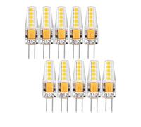 BBPM Dimmable G4 LED Bulbs, AC/DC 12-24V 5W G4 LED 500LM, Equivalent for 50W Halogen Bulbs, Dimmable No Flickering, 10 PCS,Day Light 4000K,3W