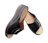 BBPM Ortho Comfort Shoes Womens Sneakers Orthopedic Arch Support Sandals Walking Sandals Heel Sandals for Women Orthopedic Shoes for Women Sandals Wide Platform Sandals,Black,2.5 UK