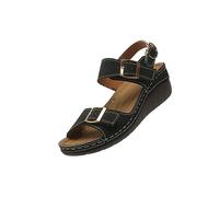 BBPM Womens Hiking Summer Sandals Orthopedic Shoes Comfort Elastic Slip-on Light Weight Slingback Casual Walking Sandals Women's Arch Support Sandals,Black,3 UK