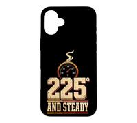 BBQ 225 And Steady Low And Slow Barbecue Gift Case for iPhone 16 Plus