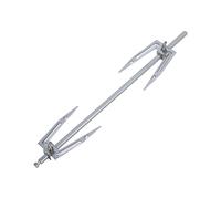 BBQ 28cm Rotating Chicken Fork for Air Fryer Stainless Steel Roast | Stainless steel,rustless,durable; 28cm/11In; fits whole chicken; thumb screw adjustment; easy to clean; includes 1