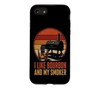 BBQ Backyard I Like Bourbon And My Smoker Gift Case for iPhone SE (2020) / 7/8