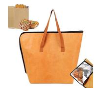 BBQ Bag for Resting Meat with 10 Kraft Bags, Reusable Smoker Grilling Meat Insulated Resting Blanket for Brisket/Pork/Turkey, Grilling Accessories Gift Set for Men (21in Wide Mouth)