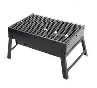 BBQ Barbecue Grill, Portable BBQ grill easy-to-use, Foldable Charcoal Grill | for Outdoor, Stainless Steel Smoker for Picnic, Garden Terrace, Camping, Travel, Hiking