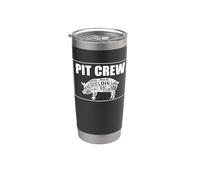 BBQ Barbeque the Best PitMaster Companion. The Pit Crew Stainless Steel Insulated Tumbler