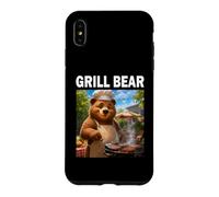 BBQ Bear Grill Master Funny Barbecue Chef Grilling Shirt Case for iPhone XS Max