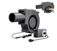 BBQ Blower Fan, 12V Inflatable Fan with Variable Speed Controller, BBQ Air Blower for Wood Stove Fireplace Grill Barbecue Forge Camping Outdoor Cooking Ventilation Picnics Holiday