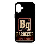 BBQ Bq Element Tile Barbecue 100% Smoke Funny Grilling Case for iPhone 16 Plus
