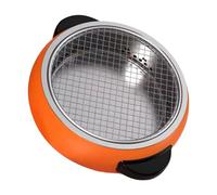 BBQ Charcoal Stove,Korean Charcoal Grill - Camping Table Grill, Charcoal Grills, Korean Style Stainless Steel BBQ Smoker for Patio Cooking