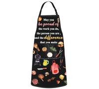 BBQ Chef Apron Grilling Aprons For Men Grill Master Apron May You Be Proud Of The Work You Do The Grill Father Gifts (difference yellow UK)