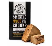 BBQ Chunk Mesquite Smoking Wood Hardcore Barbecue - Smoking Wood Pieces - Approximately 1.5 kg