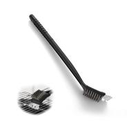 BBQ Cleaning Brush with Scraper - Heavy Duty BBQ Brush for Grill Cleaning, Durable BBQ Wire Brush for Grill, Barbecue Cleaner for Gas/Charcoal/Electric Grill, Pizza Oven Tool