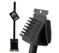Bbq Cleaning Tool 3In1 6Cm With Steel Scraper Bar-B-King