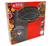 Portable Charcoal Barbecue BBQ Round Grill Outdoor Garden Cooking 33cm