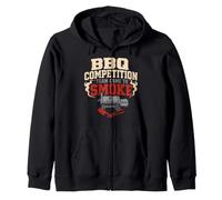 BBQ Competition Barbecue Competition Pitmaster Gift Zip Hoodie