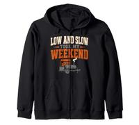 BBQ Competition Barbecue Competition Pitmaster Gift Zip Hoodie