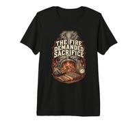 BBQ Competition The Fire Demanded Sacrifice Premium T-Shirt