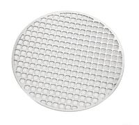 BBQ Cooking Mesh Stainless Steel Grid for Even Heating on Outdoor Trips (26cm)