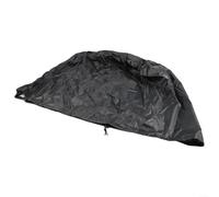 BBQ Cover Waterproof 58X77cm Outdoor Fire Stove Cover, 420D Round Barbecue Grill Cover Dust Rain Protection(black)