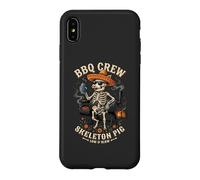BBQ Crew Skeleton Pig Grilling Beer Sombrero Sunglasses 2 Case for iPhone XS Max