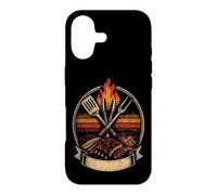 BBQ Crossed Tools Crest Retro Barbecue Ribs Gift Case for iPhone 17