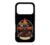 BBQ Crossed Tools Crest Retro Barbecue Ribs Gift Case for iPhone 17 Pro