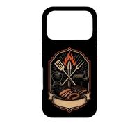 BBQ Crossed Tools Crest Retro Barbecue Ribs Gift Case for iPhone 17 Pro