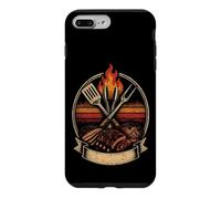 BBQ Crossed Tools Crest Retro Barbecue Ribs Gift Case for iPhone 7 Plus/8 Plus