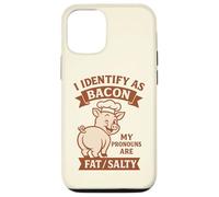 BBQ Dad Joke I Identify As Bacon Grilling Pronouns Fat Salty Case for iPhone 12/12 Pro