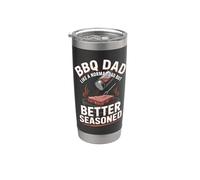 BBQ Dad Like A Normal Dad But Better Seasoned Stainless Steel Insulated Tumbler