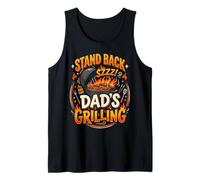 BBQ Dad Outdoor Cook Smoker Backyard Grill King Tank Top