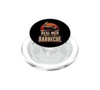 BBQ Dad Real Men Smell Like Barbecue PopSockets PopGrip for MagSafe
