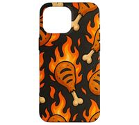 BBQ Drumstick Inferno Fire Cookout Meat Lover Style Case for iPhone 16 Pro Max