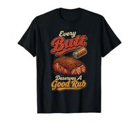 BBQ Every Butt Deserves A Good Rub Pulled Pork T-Shirt