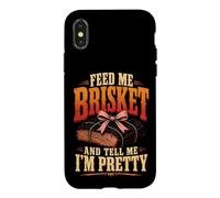 BBQ Feed Me Brisket Funny Grill Mom Queen Gift Case for iPhone X/XS