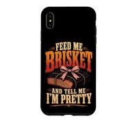 BBQ Feed Me Brisket Funny Grill Mom Queen Gift Case for iPhone XS Max