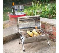 BBQ Fire Pit Barbecue Grill Table Patio Outdoor Garden Log Burner Portable Steel