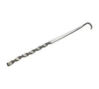 BBQ Food Flipper 13.8 Inch Length Stainless Steel Meat Hook Flipper BBQ Accessories Easy to Clean Meat Hooks for Grilling Meat Cooking Smoking Supplies Style 1 Meat Hook Flipper Pig Tail Meat Flippers