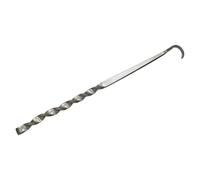 BBQ Food Flipper 13.8 Inch Length Stainless Steel Meat Hook Flipper BBQ Accessories Easy to Clean Meat Hooks for Grilling Meat Cooking Smoking Supplies Style 1 Pig Tail Meat Flippers Meat Hooks for Gr