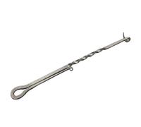 BBQ Food Flipper, 13.8 Inch Stainless Steel Meat Hook - Easy Clean Grilling Accessory for Cooking, Smoking/Style 2