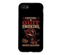 BBQ Funny Caution I Quit Smoking Meats Excluded Case for iPhone SE (2020) / 7/8