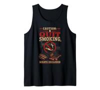 BBQ Funny Caution I Quit Smoking Meats Excluded Tank Top