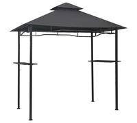 BBQ Gazebo 240x150x255cm Anthracite Steel Barbecue Party Canopy Tent vidaXL