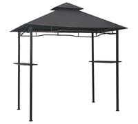 vidaXL BBQ Gazebo 240x150x255 cm Anthracite Steel