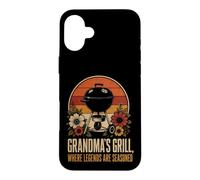 BBQ Grandma's Grill Where Legends Are Seasoned Gift Case for iPhone 16 Plus