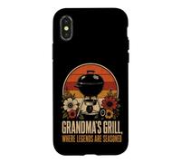 BBQ Grandma's Grill Where Legends Are Seasoned Gift Case for iPhone X/XS